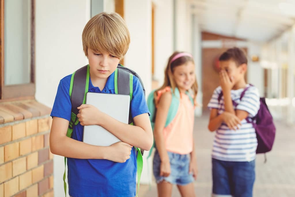 a teen can't tell if he is being healthily teased or ruthlessly bullied